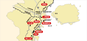 南日本薬剤センター　各店舗紹介　地図
